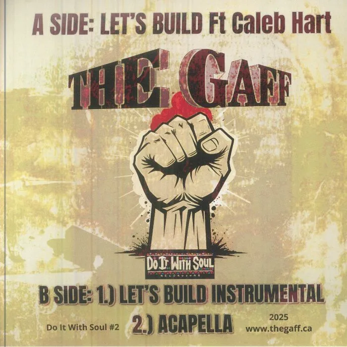 Обратная сторона обложки — The GAFF feat CALEB HART — Let's Build