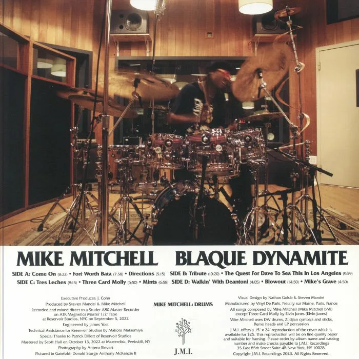 Обратная сторона обложки — Mike MITCHELL — Blaque Dynamite (reissue)