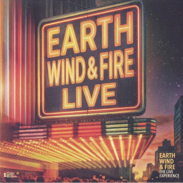 Лицевая сторона обложки — EARTH WIND & FIRE — The Live Experience