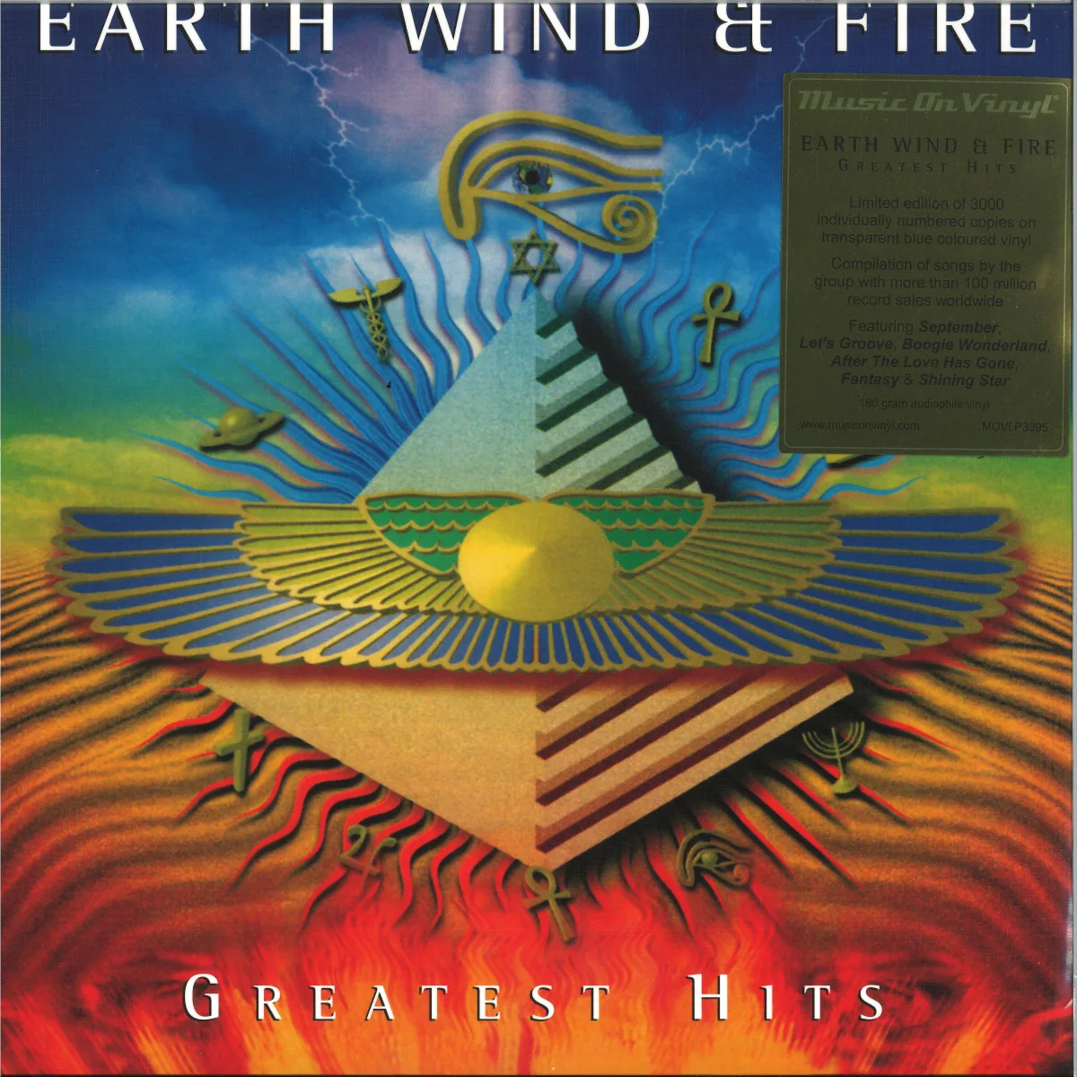 Back cover — Earth WindandFire — GREATEST HITS LP 2x12"