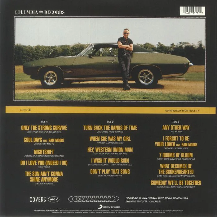 Обратная сторона обложки — Bruce SPRINGSTEEN — Only The Strong Survive