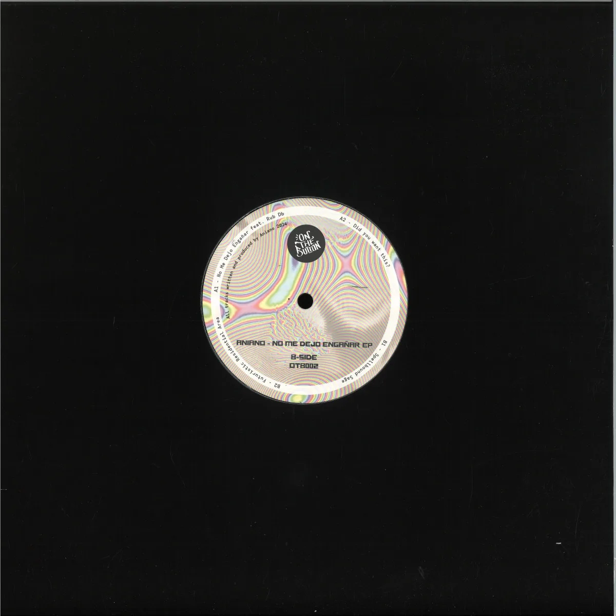 Back cover — Aniano — No Me Dejo Engañar EP