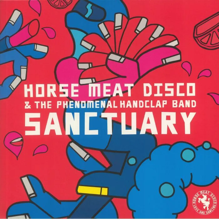 Лицевая сторона обложки — HORSE MEAT DISCO / THE PHENOMENAL HANDCLAP BAND — Sanctuary