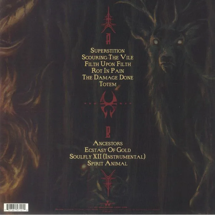 Обратная сторона обложки — SOULFLY — Totem