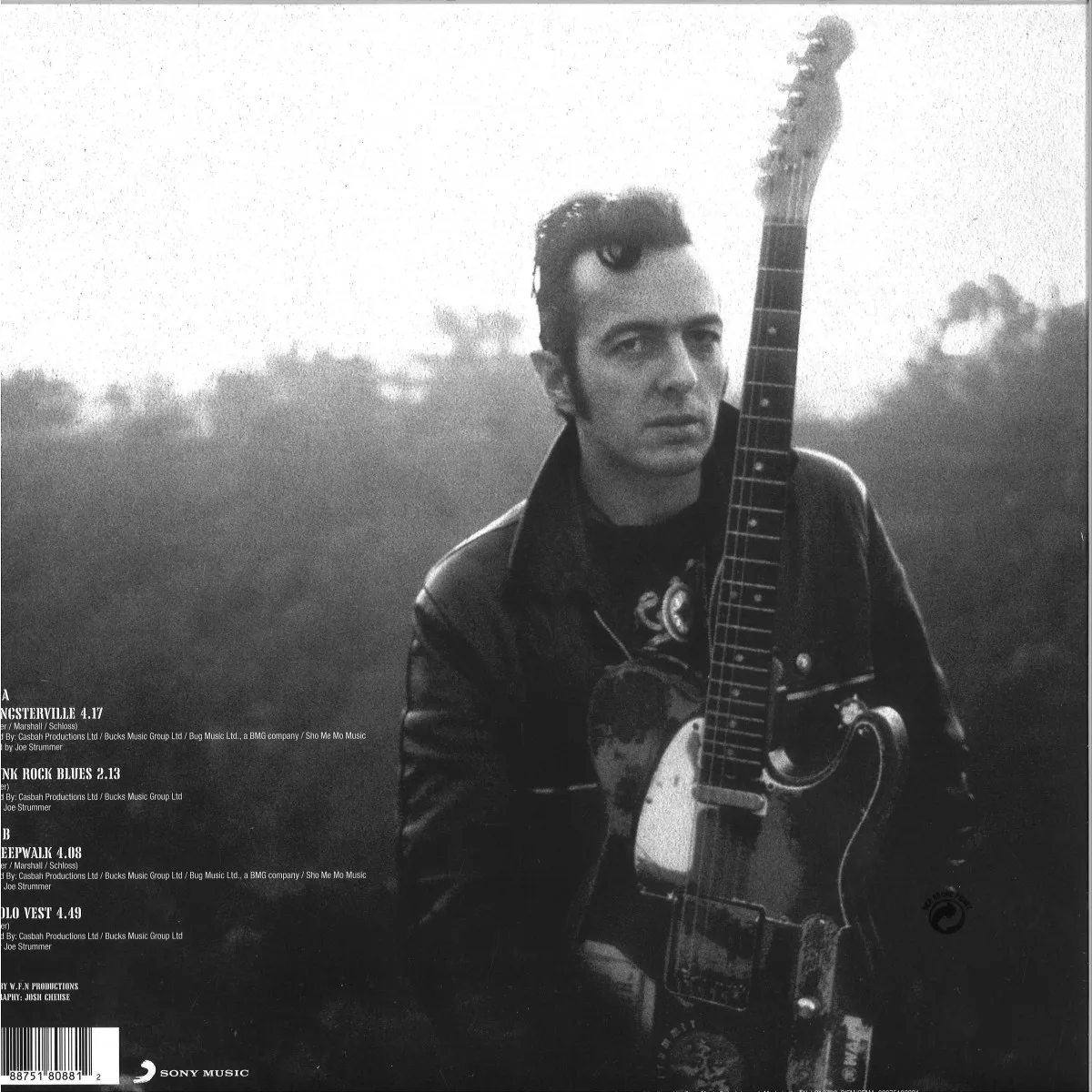 Back cover — Joe Strummer — Gangsterville