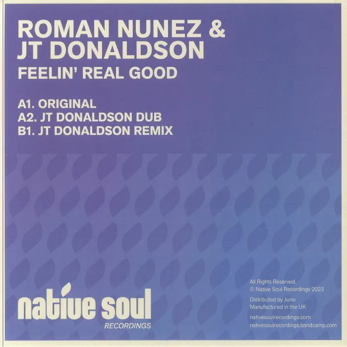 Обратная сторона обложки — Roman NUNEZ / JT DONALDSON — Feelin' Real Good