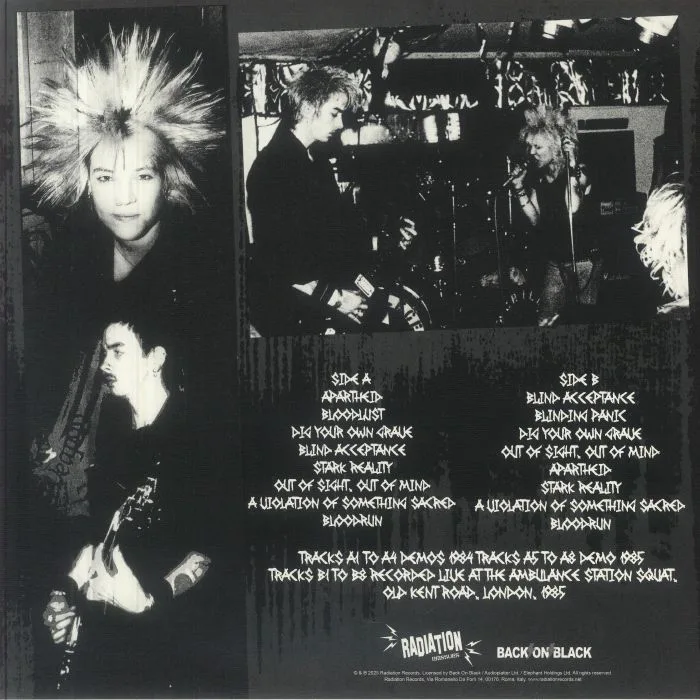 Обратная сторона обложки — SACRILEGE — Total Sacrilege: The Demos (remastered)