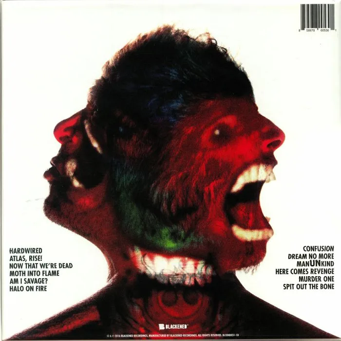 Back cover — METALLICA — Hardwired To Self Destruct