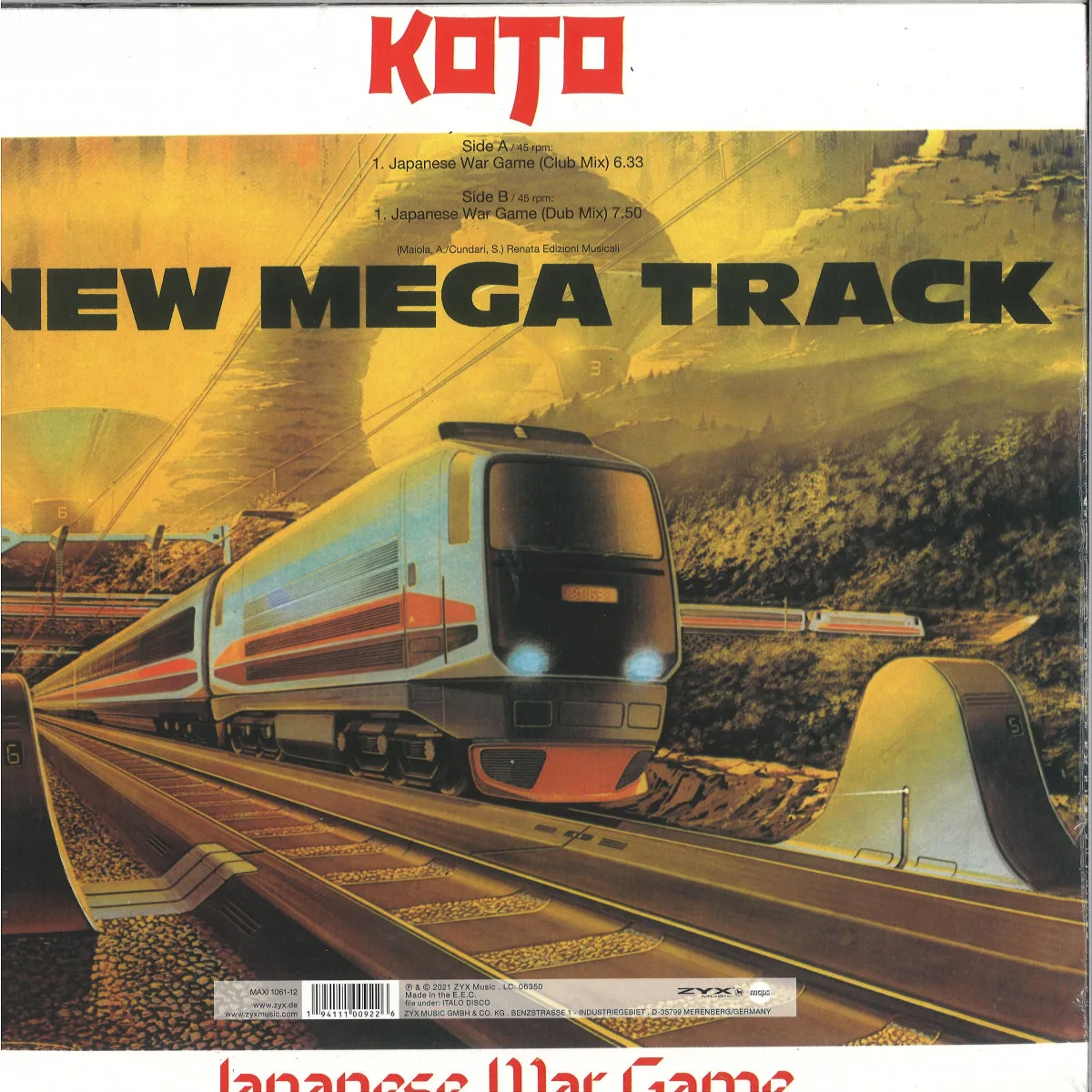 Back cover — Koto — Japanese War Game