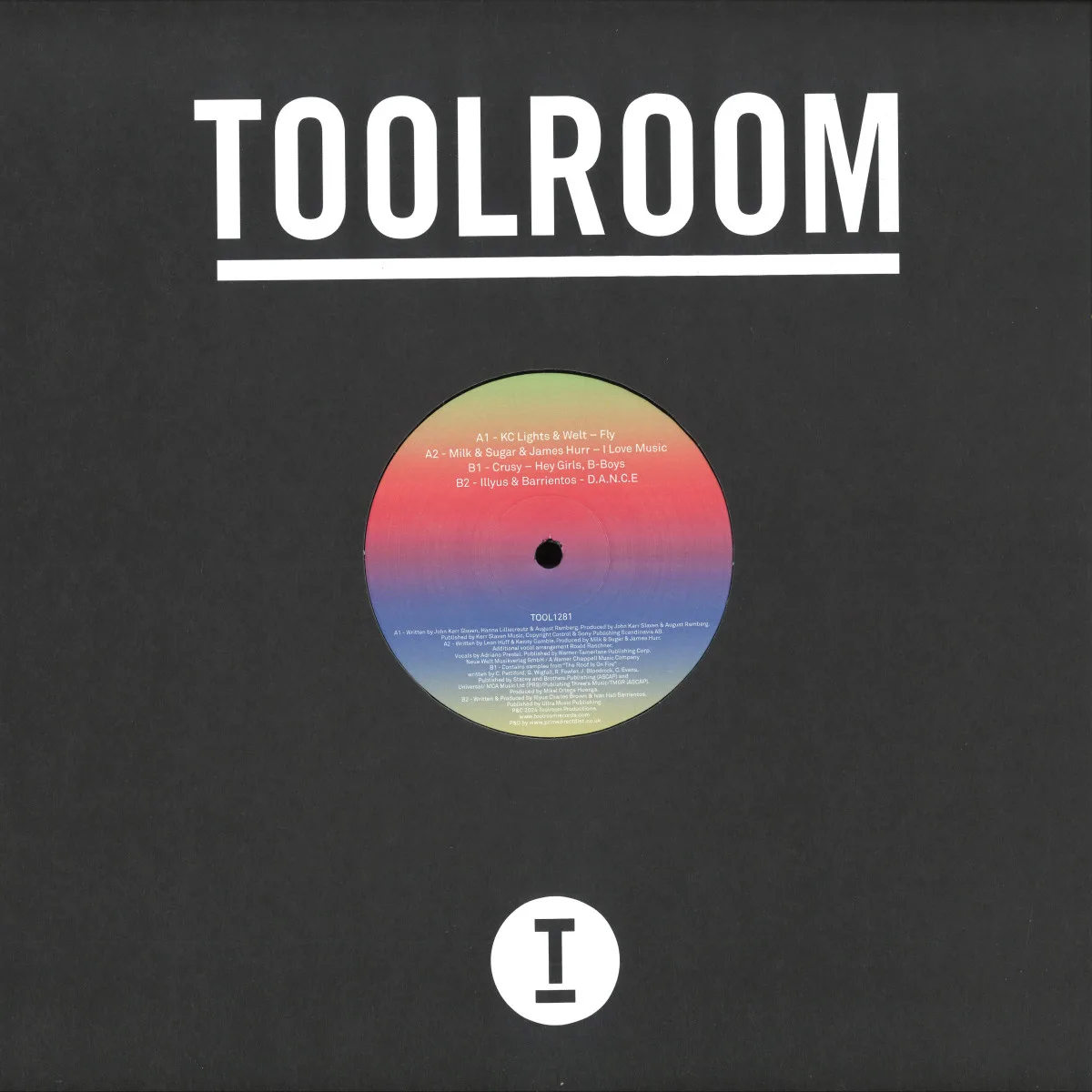 Back cover — Kc Lights,Welt,Milk&Sugar,James Hurr,CrusyandIllyus&Barrientos — Toolroom Sampler Vol. 17