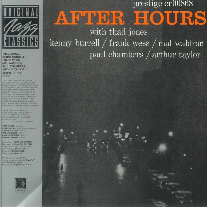 Thad JONES / FRANK WESS / KENNY BURRELL / MAL WALDRON — After Hours (Original Jazz Classics Series)