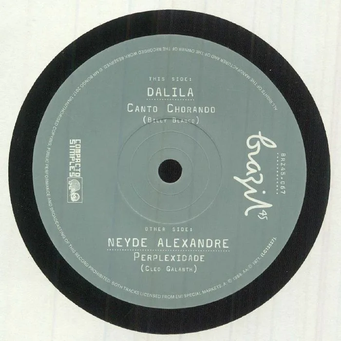 DALILA / NEYDE ALEXANDRE — Canto Chorando