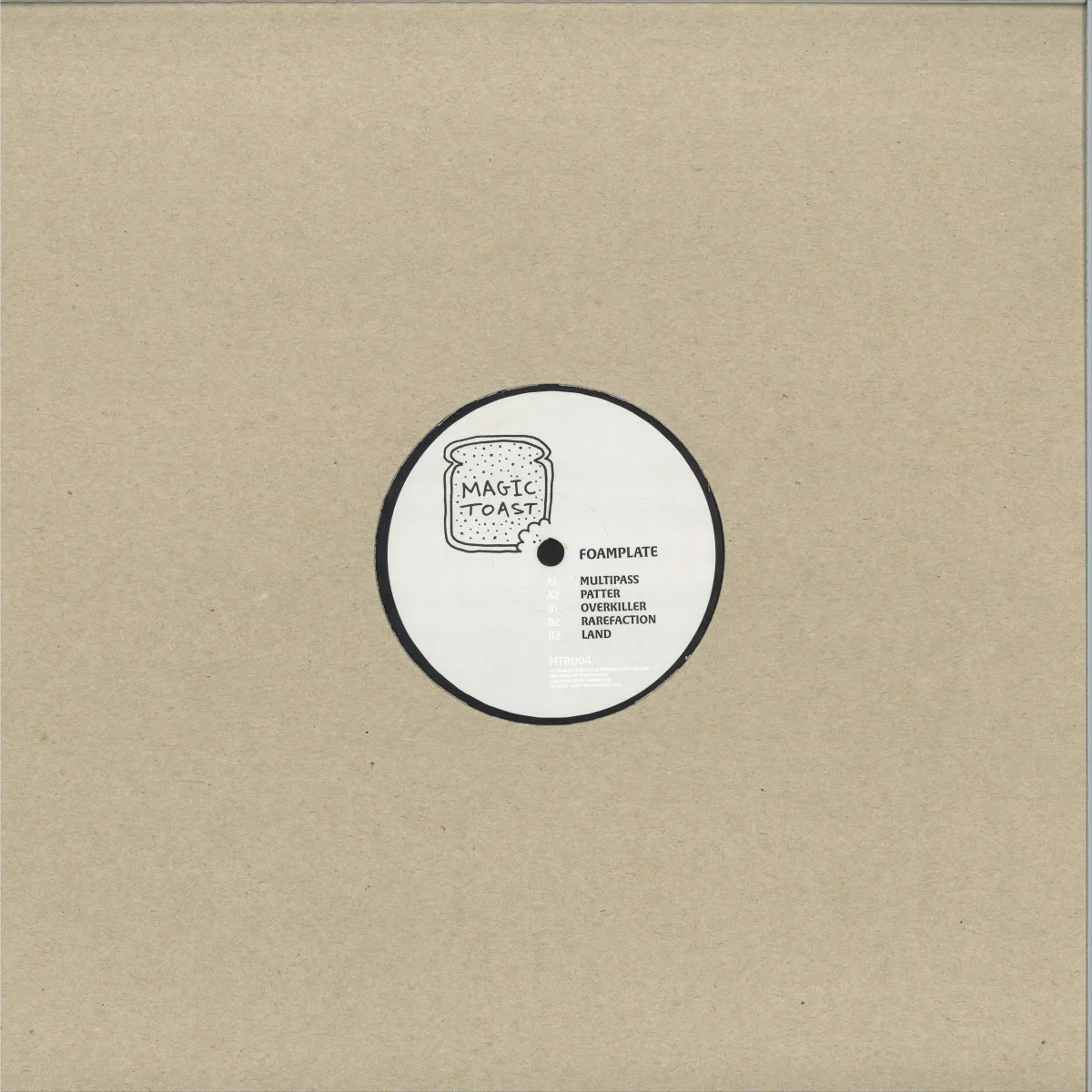 Back cover — Foamplate — Overkiller EP