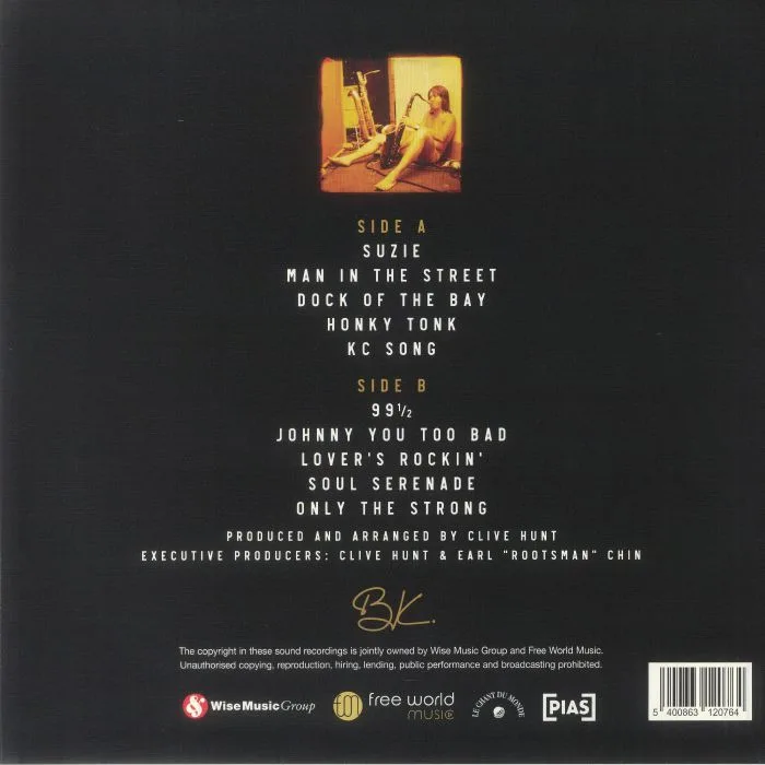 Обратная сторона обложки — Bobby KEYS — Lover's Rockin': The Lost Album