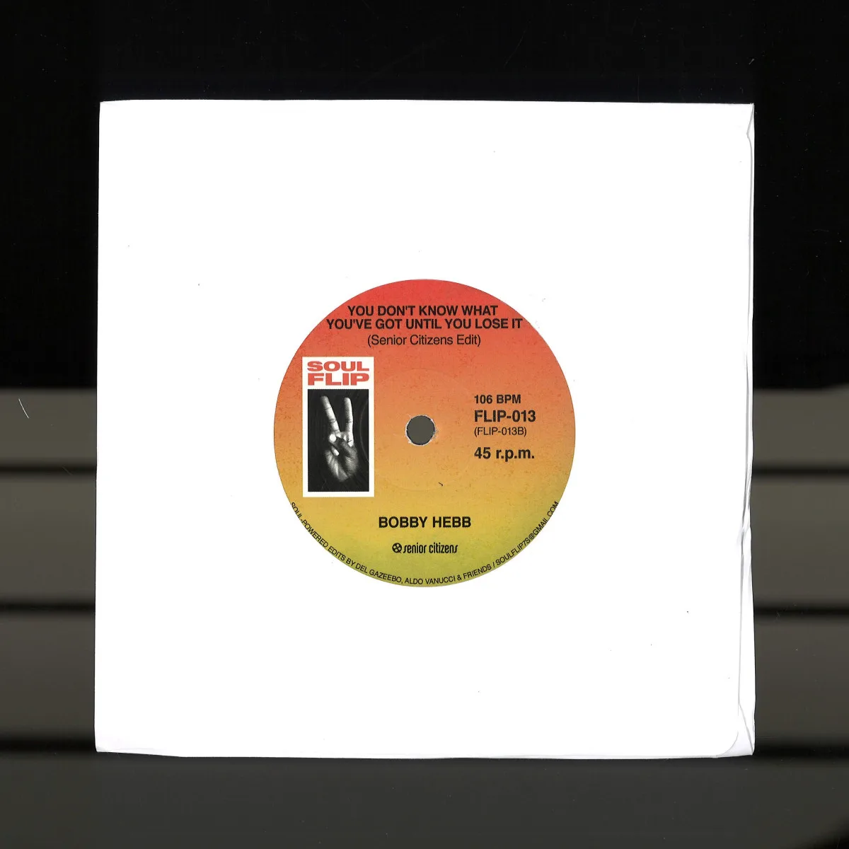 Back cover — Senior Citizens — The Snake / You Don't Know What You've Got Until You Lose It