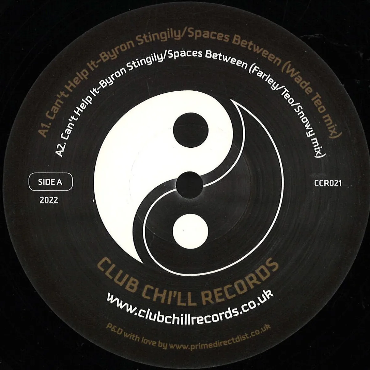 Byron Stingily/Spaces Between — Can’t Help It EP