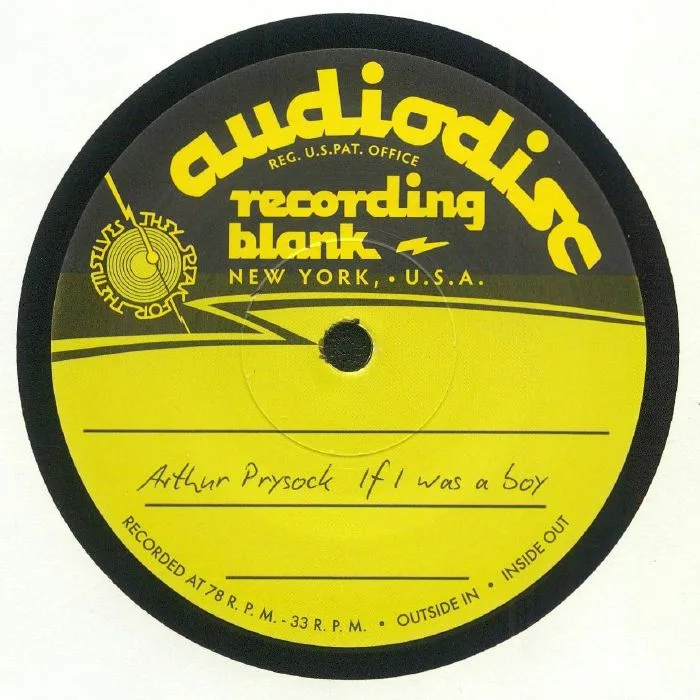 Arthur PRYSOCK — If I Was A Boy