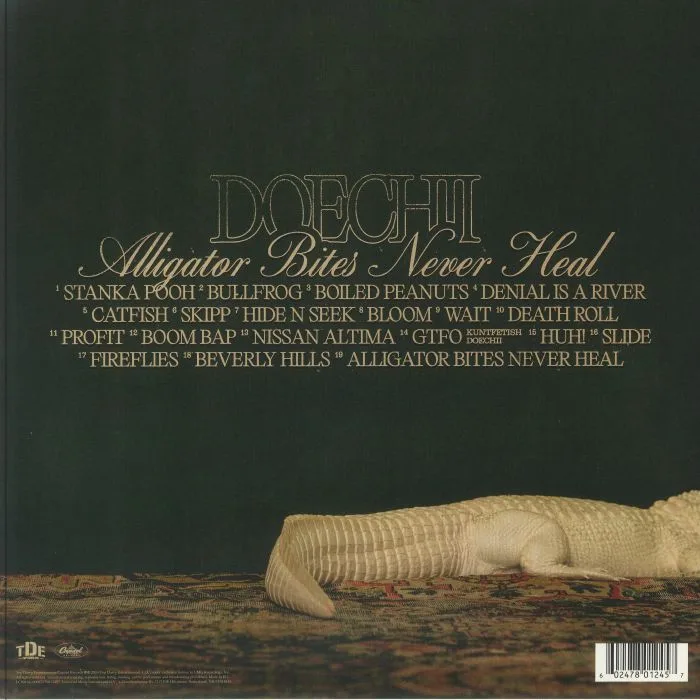 Back cover — DOECHII — Alligator Bites Never Heal
