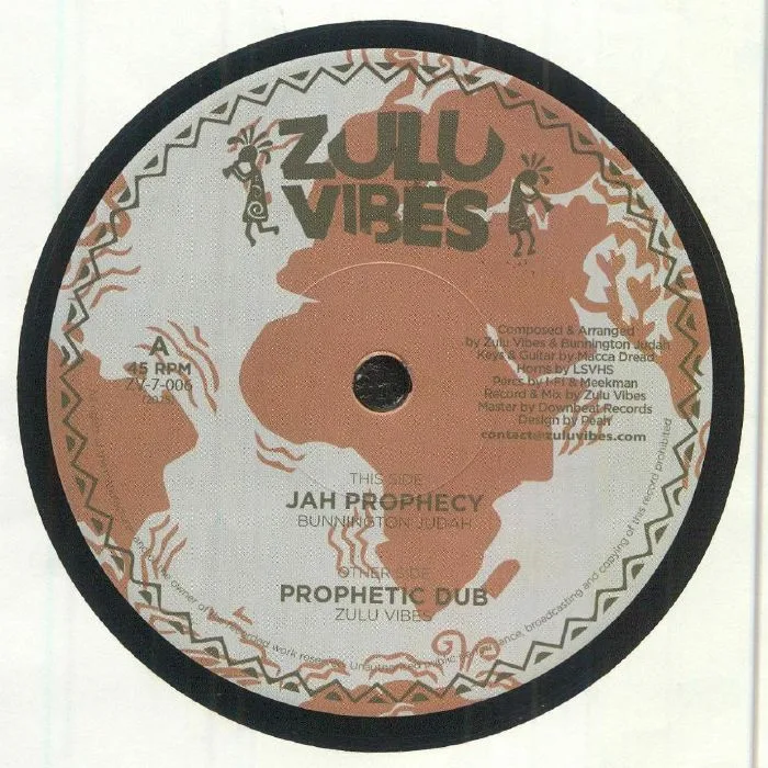 Bunnington JUDAH / ZULU VIBES — Jah Prophecy