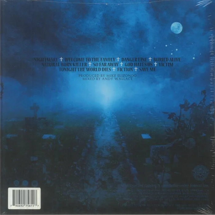 Обратная сторона обложки — AVENGED SEVENFOLD — Nightmare (reissue)