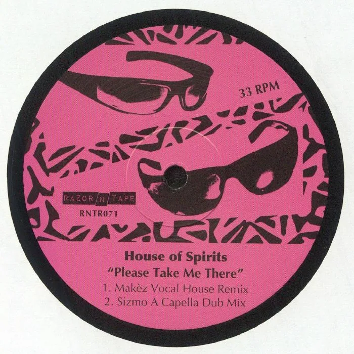 Back cover — HOUSE OF SPIRITS — Please Take Me There