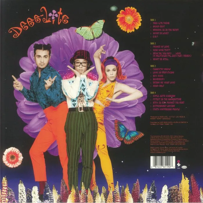 Back cover — DEEE LITE — The Very Best Of Deee Lite (Record Store Day Black Friday RSD 2025)