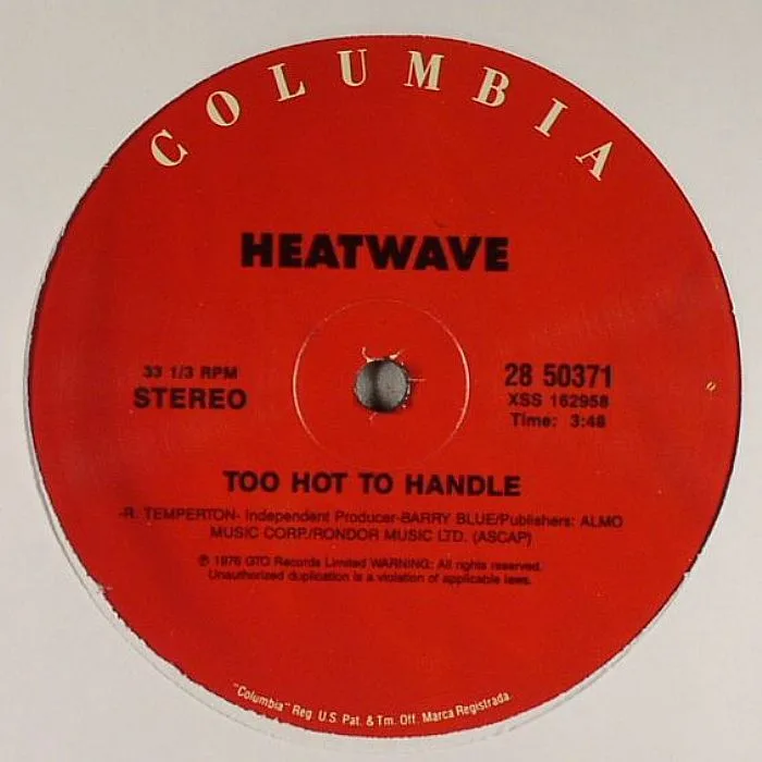 Обратная сторона обложки — HEATWAVE — Boogie Nights