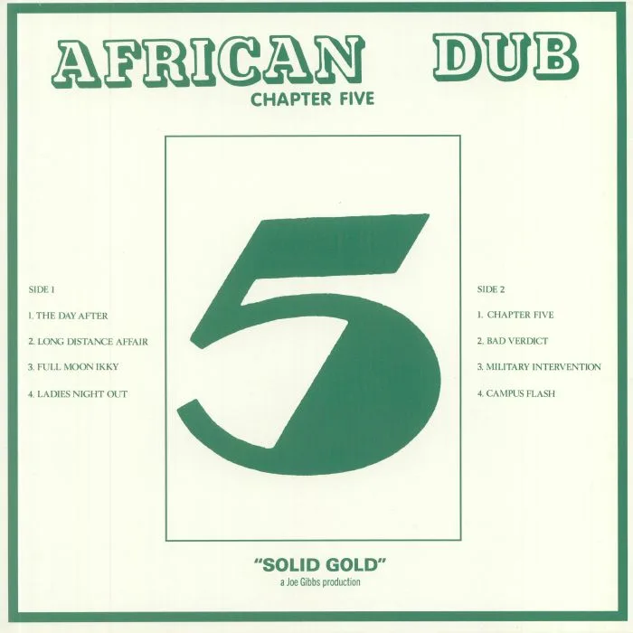 Обратная сторона обложки — Joe GIBBS & THE PROFESSIONALS — African Dub Chapter Five