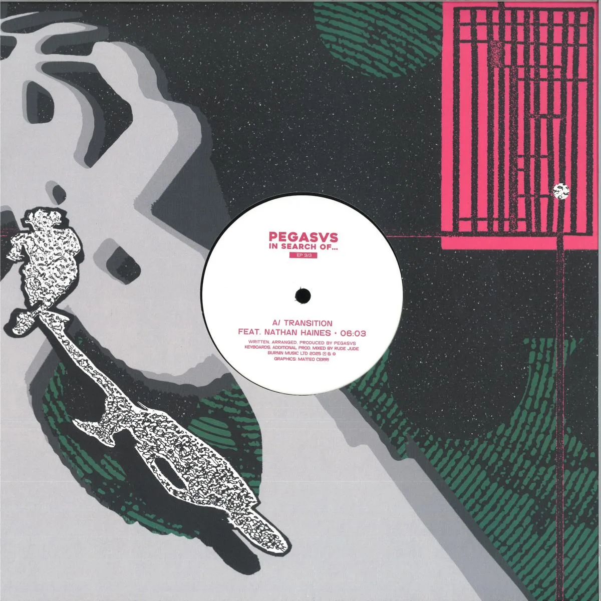 Front cover — Pegasvs — Transition ft. Nathan Haines + Laroye remix