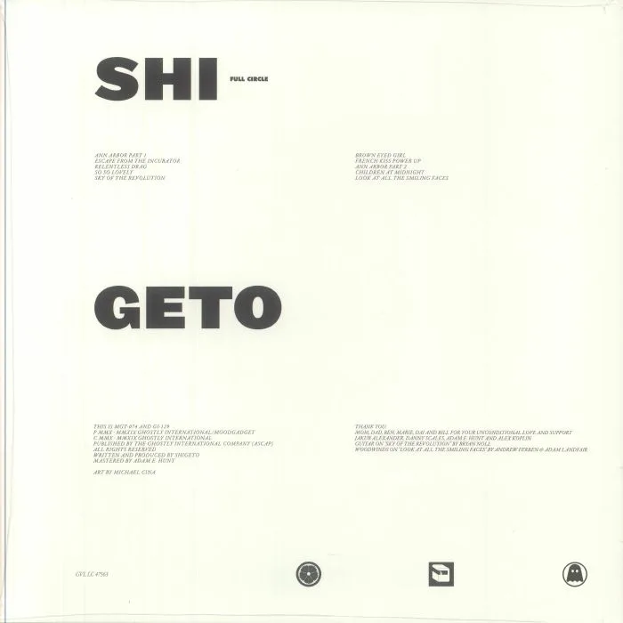 Обратная сторона обложки — SHIGETO — Full Circle