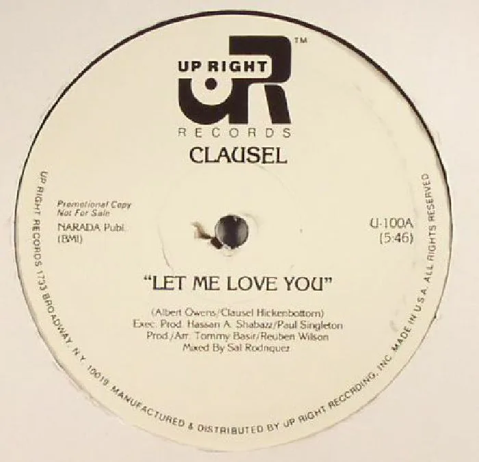 Обратная сторона обложки — CLAUSEL — Let Me Love You