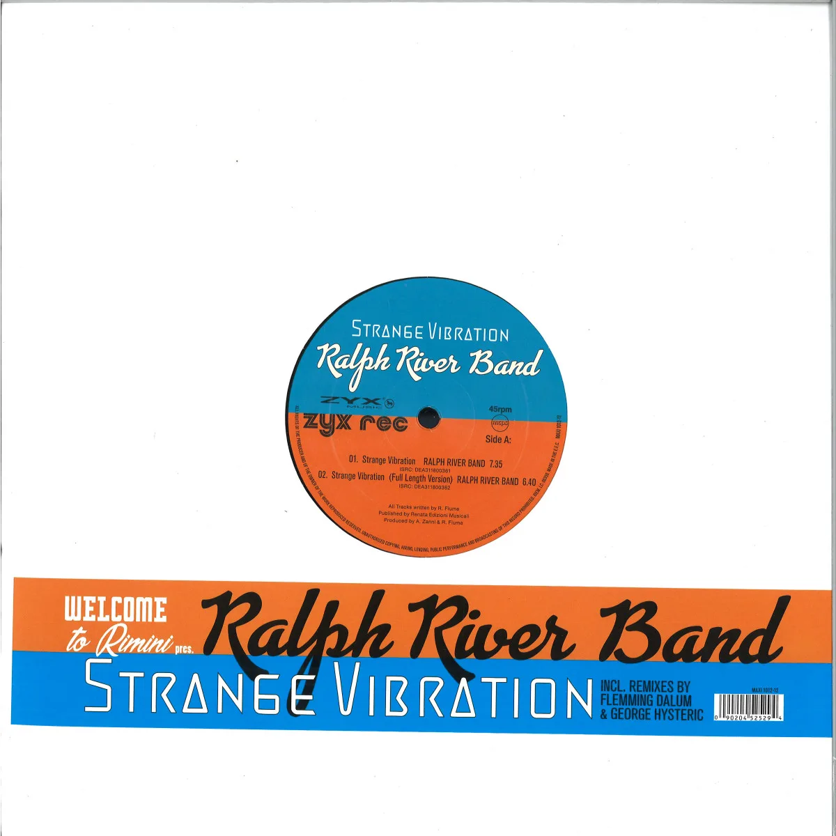 Front cover — Ralph River Band — Strange Vibration