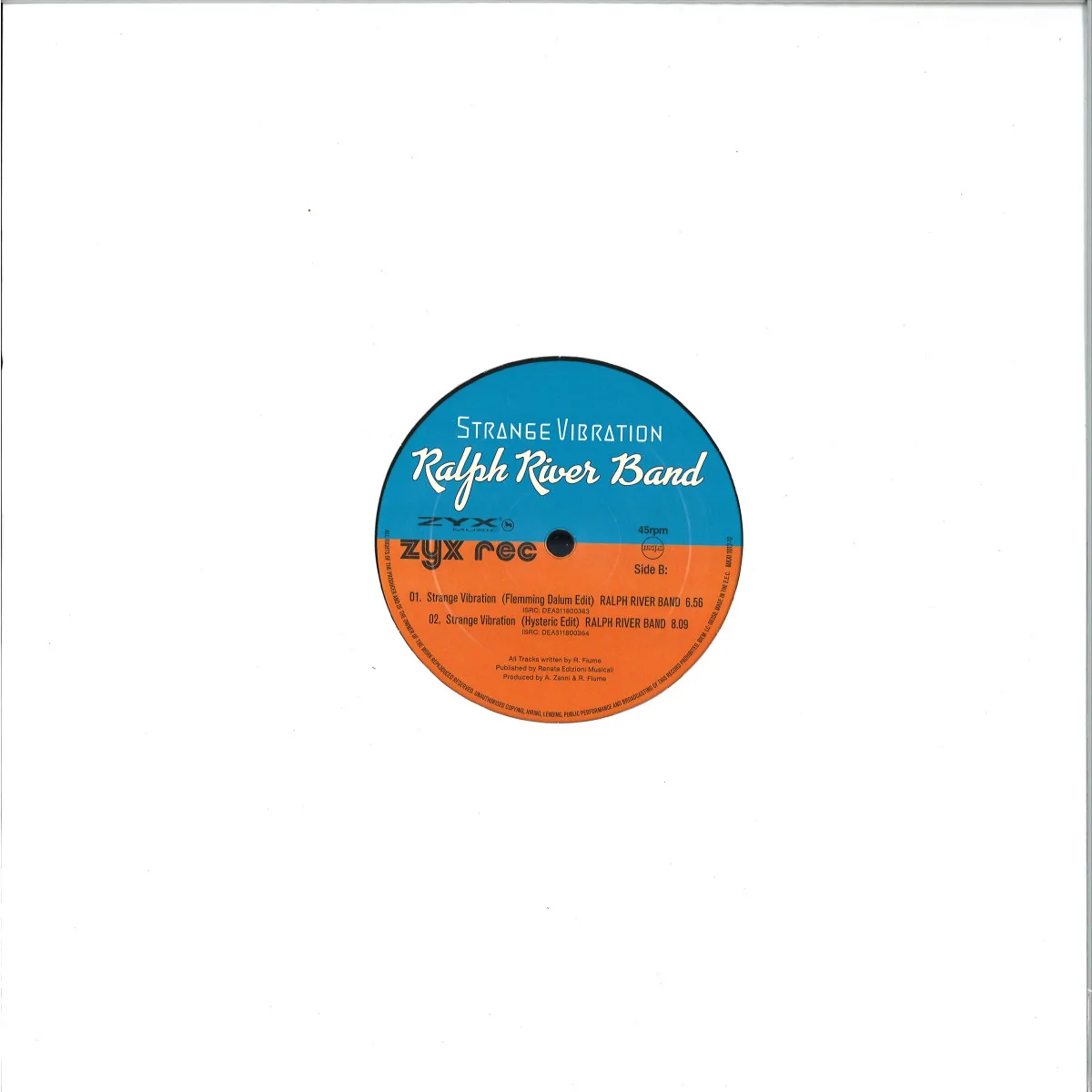 Back cover — Ralph River Band — Strange Vibration