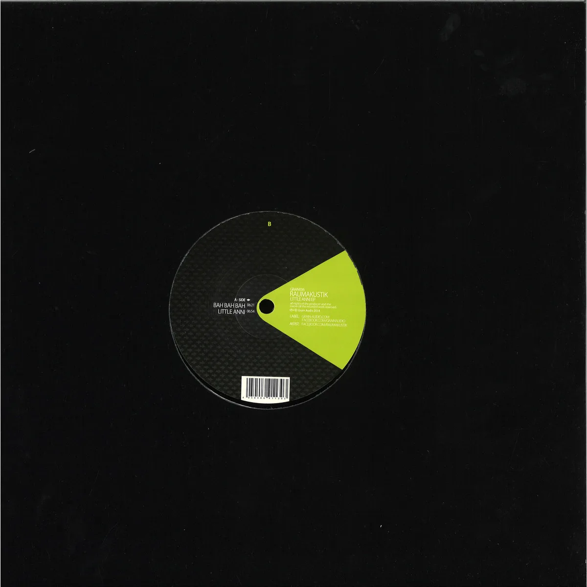 Back cover — Raumakustik — Little Anni Ep