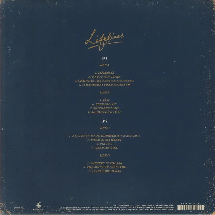Back cover — Chris NORMAN — Lifelines