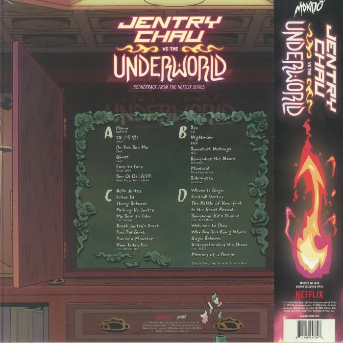 Обратная сторона обложки — Brian H KIM — Jentry Chau vs The Underworld (Soundtrack)