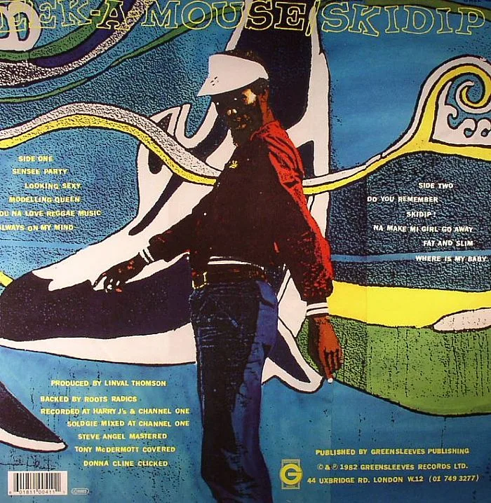 Обратная сторона обложки — EEK A MOUSE — Skidip