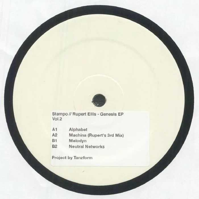Back cover — Rupert ELLIS — Genesis EP