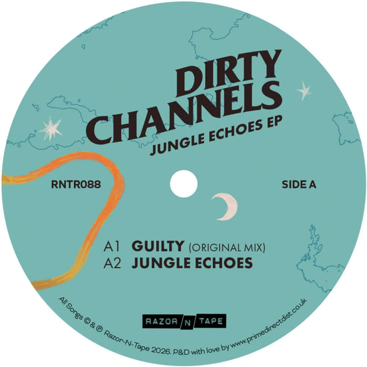 Обратная сторона обложки — Dirty Channels — Jungle Echoes EP