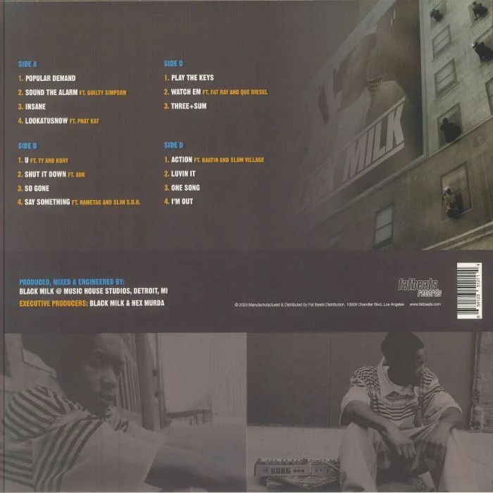 Обратная сторона обложки — BLACK MILK — Popular Demand (reissue)