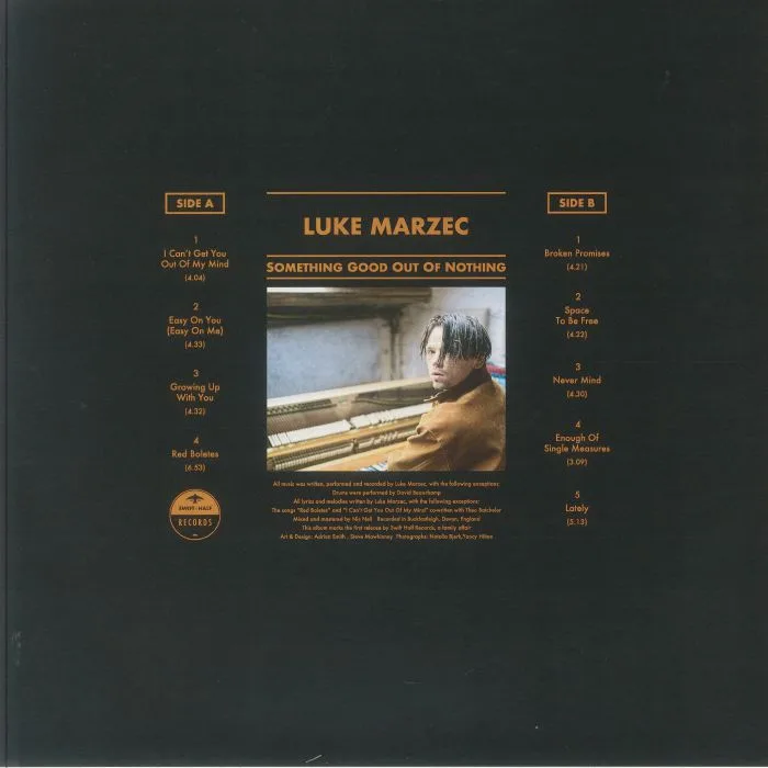 Обратная сторона обложки — Luke MARZEC — Something Good Out Of Nothing