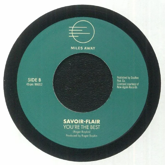 Обратная сторона обложки — SAVOIR FLAIR — Keep Holding On