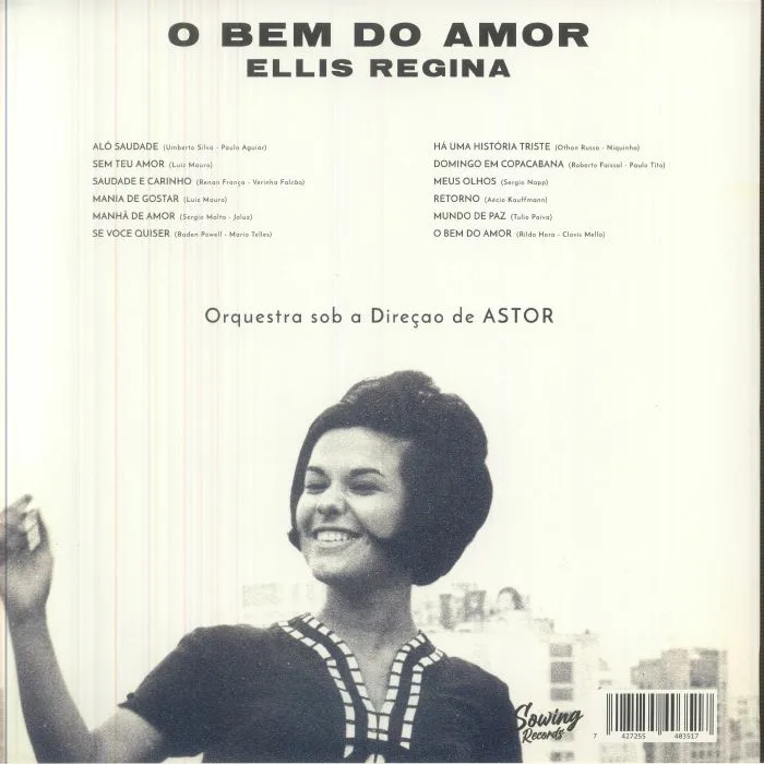 Обратная сторона обложки — ELLIS REGINA — O Bem Do Amor (reissue)