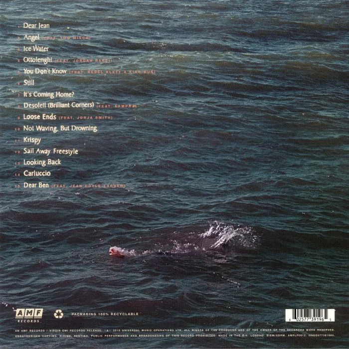 Обратная сторона обложки — LOYLE CARNER — Not Waving But Drowning