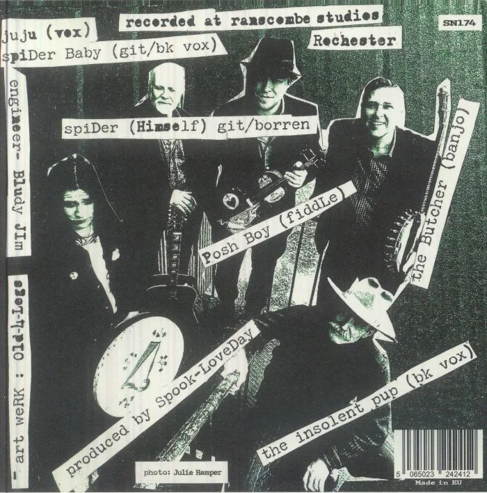 Back cover — Billy CHILDISH / THE NORTH KENT FOLKWAYS REVIVAL — House Of The Rising Sun