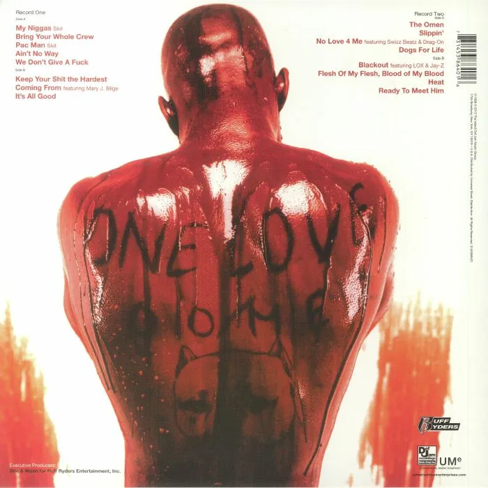 Обратная сторона обложки — DMX — Flesh Of My Flesh Blood Of My Blood (15th Anniversary Edition)