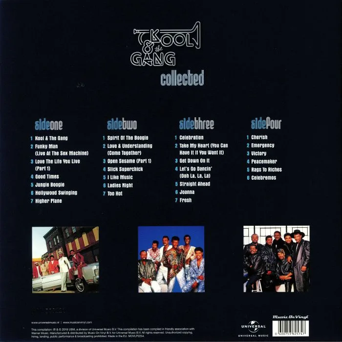 Обратная сторона обложки — KOOL & THE GANG — Collected