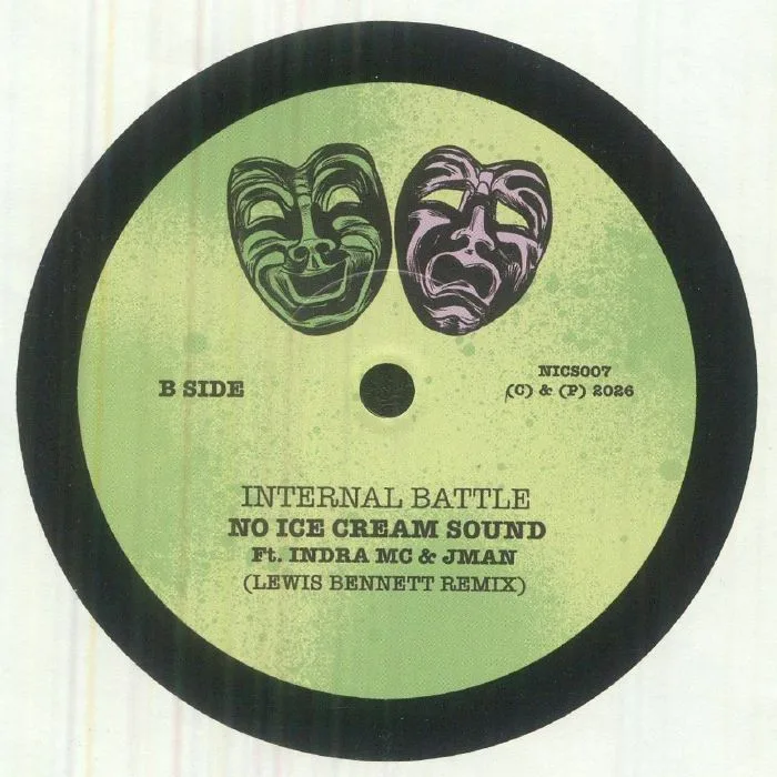 Back cover — NO ICE CREAM SOUND feat INDRA MC / JMAN — Internal Battle