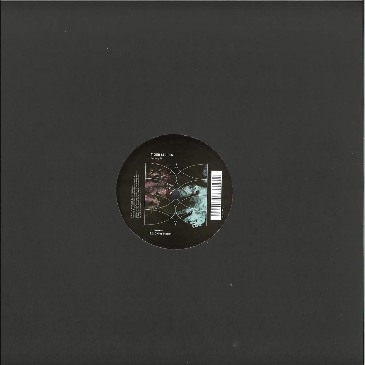 Back cover — Tiger Stripes — Insanity EP