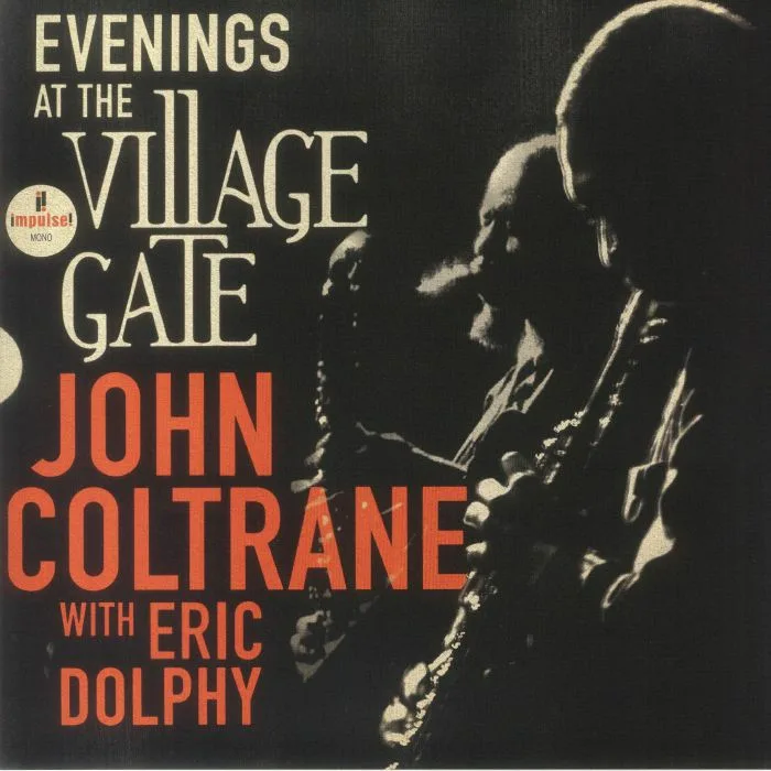Front cover — John COLTRANE with ERIC DOLPHY — Evenings At The Village Gate (mono) (B-STOCK)